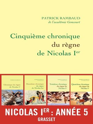cover image of Cinquième chronique du règne de Nicolas Ier